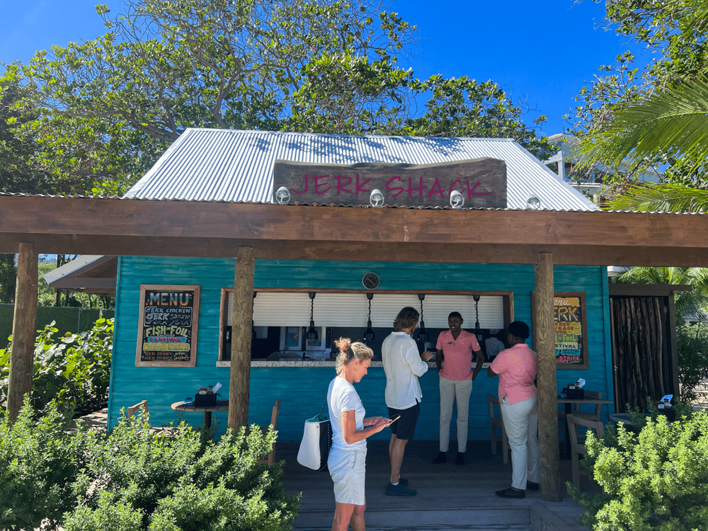 Jerk Shack at Sandals Dunns River.