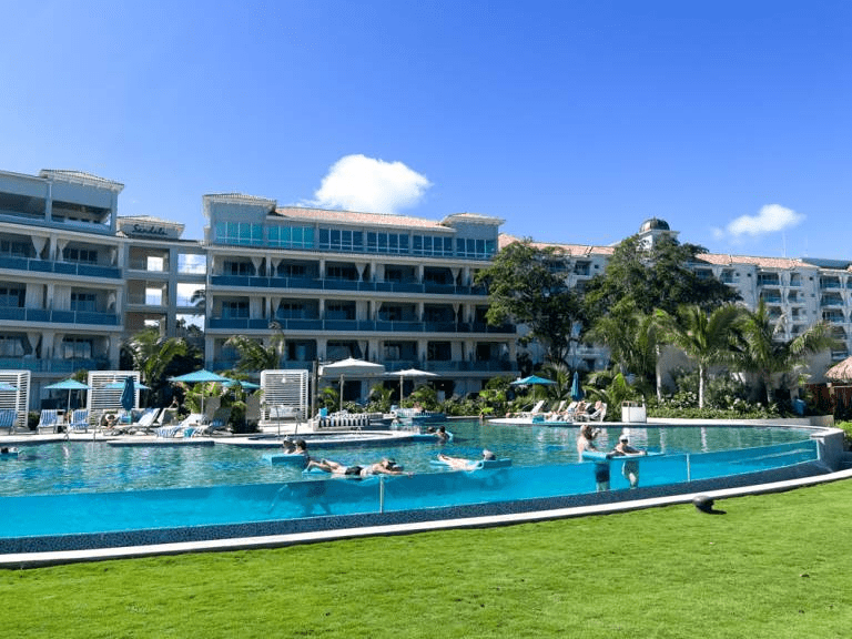 Pool at Sandals Dunns River in Jamaica.