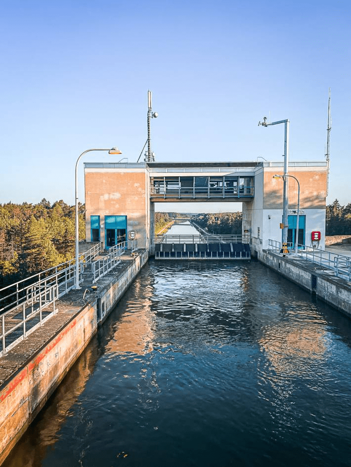 A boat lock.