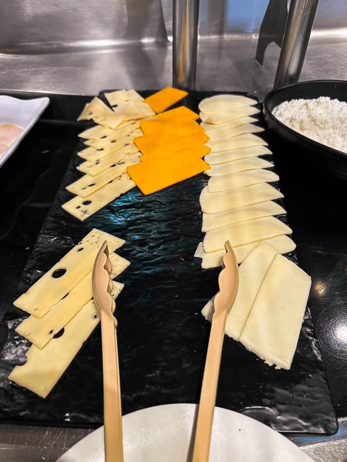 Cheap cheese on the Carnival Cruise.