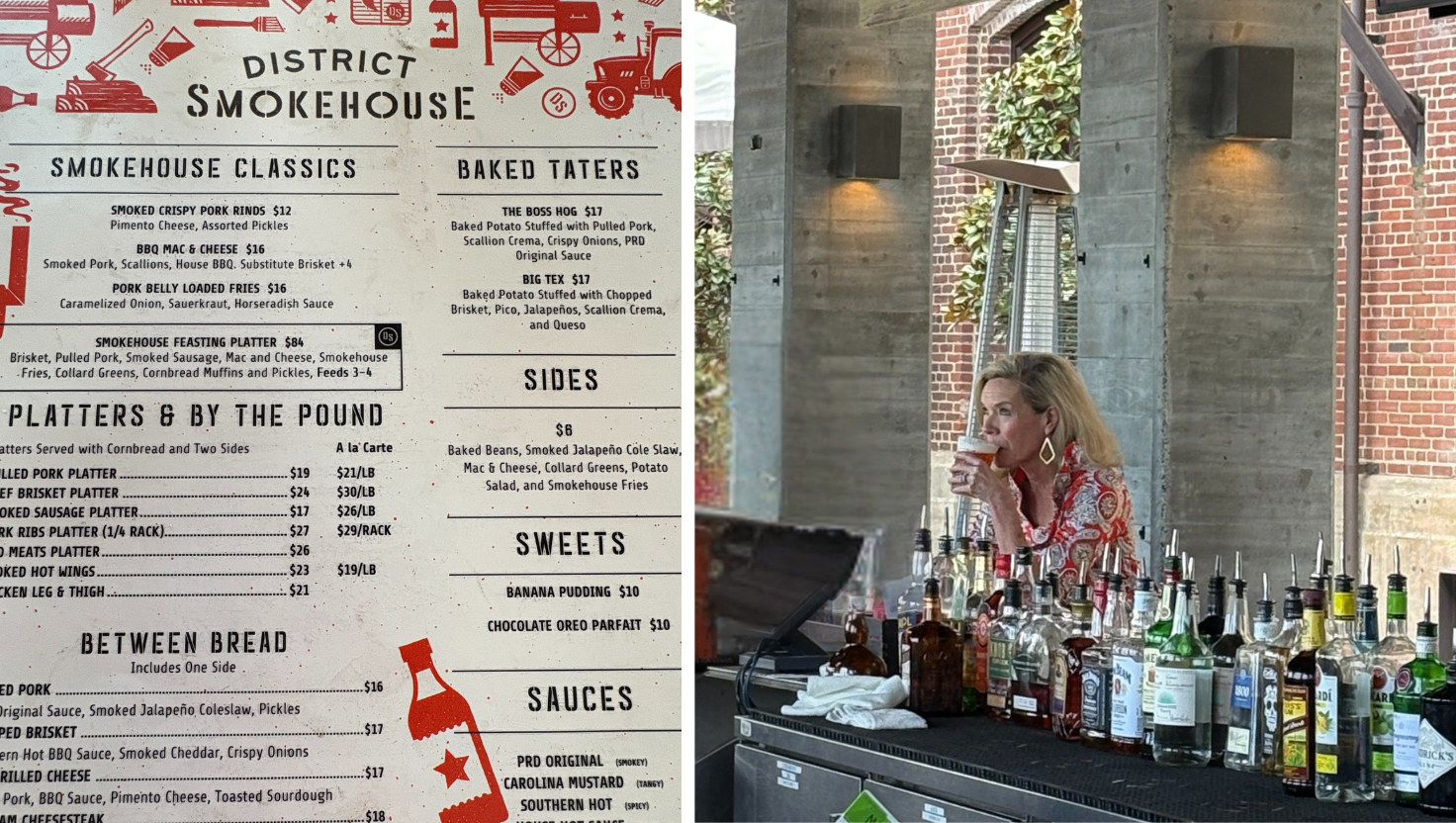 District Smokehouse Savannah Lunchtime Break From The Rain