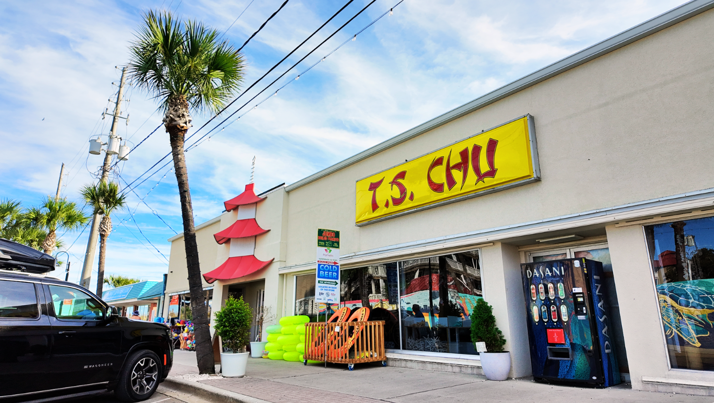 T.S. Chu’s Department Store Tybee Island Georgia vintage general store and souvenir shop