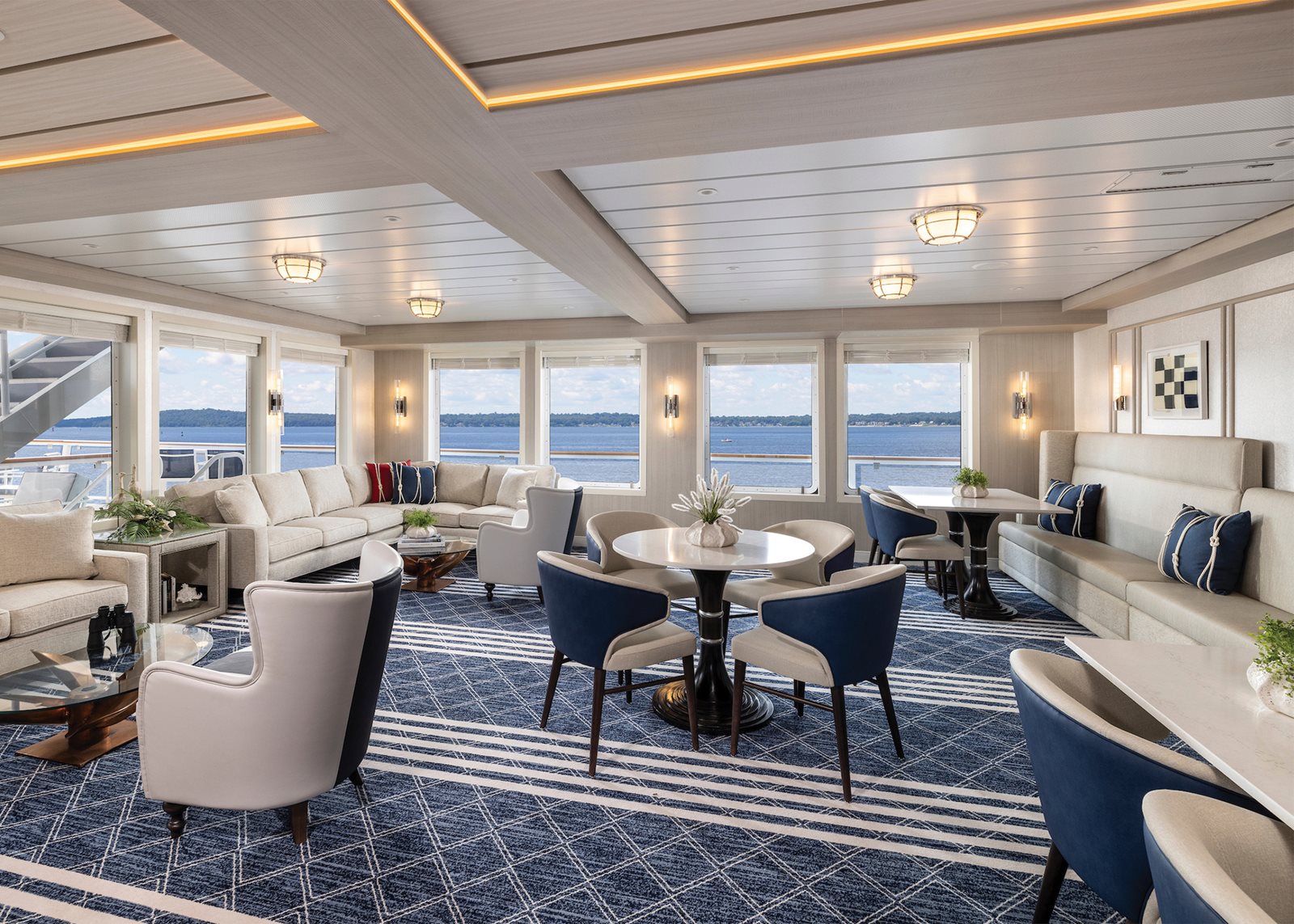 American Cruise Line SkyLounge Savannah GA River Cruise Tour with Jenny Lynn on a Journey