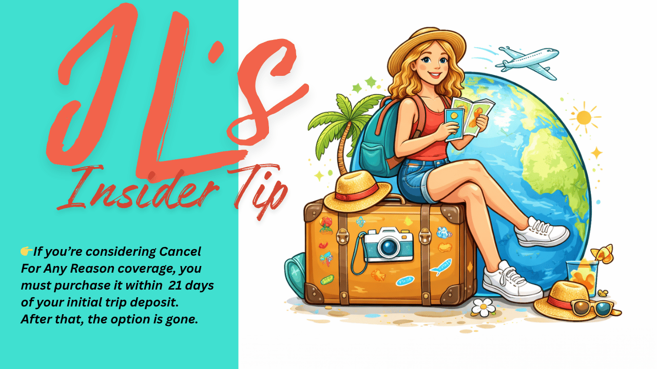 Jenny Lynn Anderson's insider tip for purchasing travel insurance before a trip.