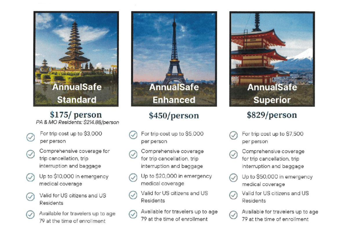 travel safe plans explained
