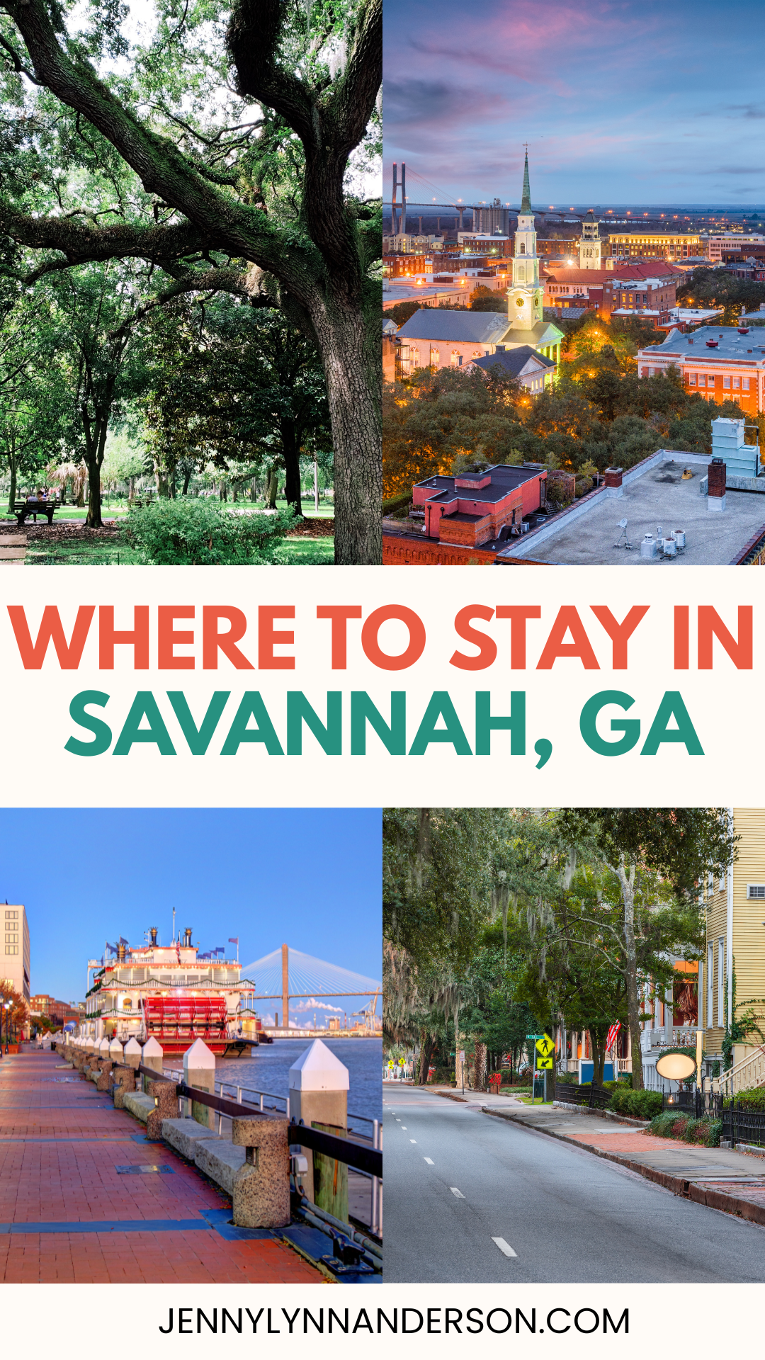 where to stay in savannah georgia pin for pinterest