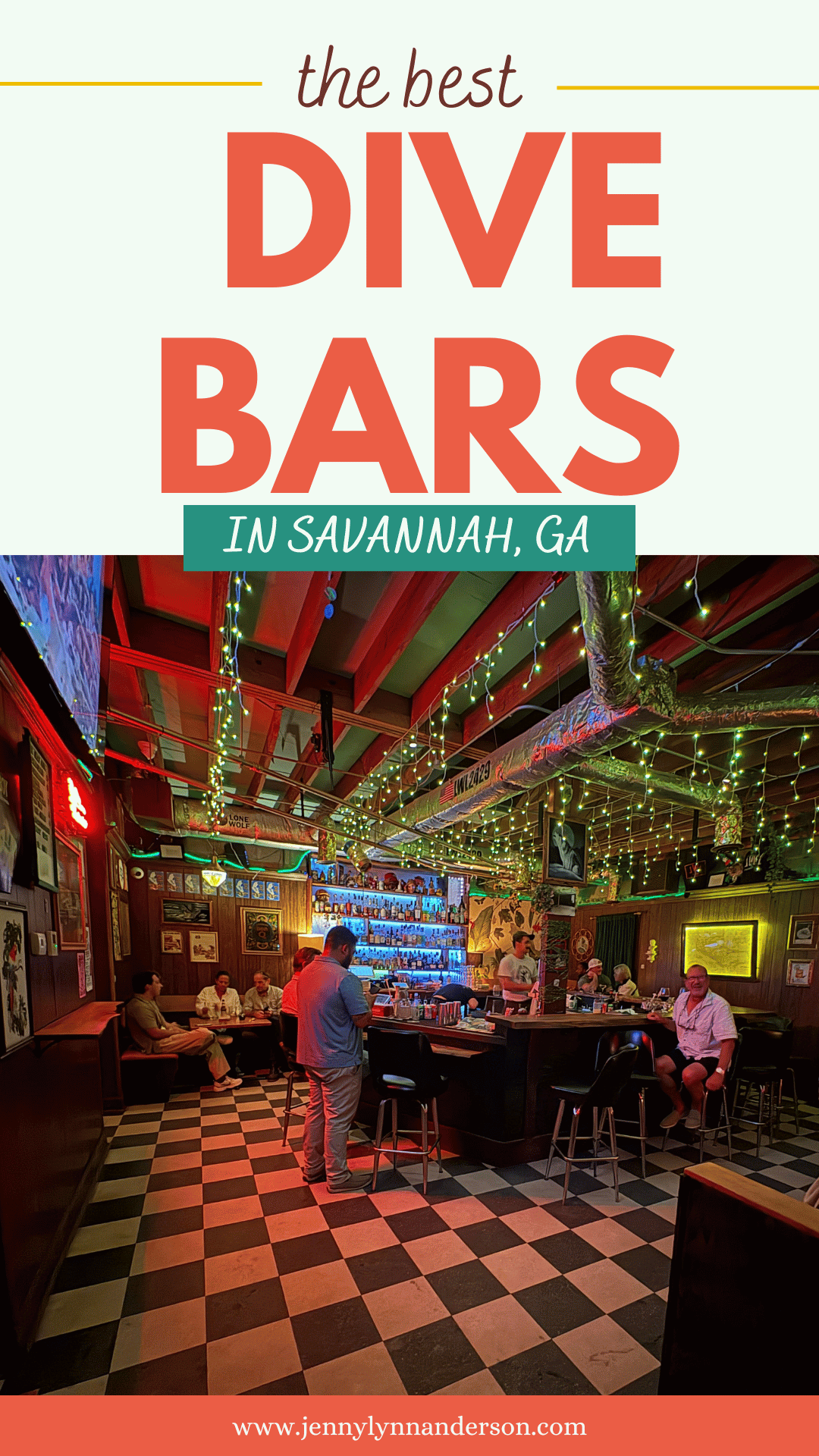 dive bars in savannah pin for pinterest